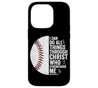 Baseball I Can Do All Things Through Christ Case for iPhone 14 Pro