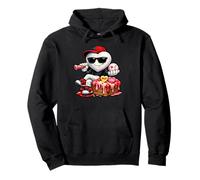 Baseball Ice Cream Drip Style | Melting Heart Youth Teen Pullover Hoodie