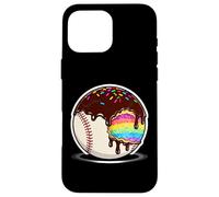 Baseball Ice Cream Fun Summer Case for iPhone 16 Pro Max