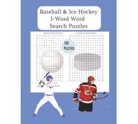 Baseball & Ice Hockey 1-Word Word Search Puzzles