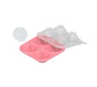 Baseball Ice Maker - Novelty Large Sphere Mould, Fun Shaped Puck Tray, Craft Chilling Tool, Funnel Lid Maker | Unique Baseball Ice Tray for Whiskey Bourbon Brandy Men Women Gift