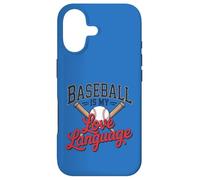 Baseball Is My Love Language Fan Player Sport Graphic Case for iPhone 17