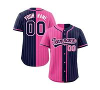 Baseball Jersey Custom Breathable Sports T-Shirts Personalised Namen Number Team Name Logo Training Jerseys Customise Quick Dry Baseball Uniform Active Tops Men Women Youth 25