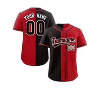 Baseball Jersey Custom Breathable Sports T-Shirts Personalised Namen Number Team Name Logo Training Jerseys Customise Quick Dry Baseball Uniform Active Tops Men Women Youth 6