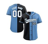 Baseball Jersey Custom Breathable Sports T-Shirts Personalised Namen Number Team Name Logo Training Jerseys Customise Quick Dry Baseball Uniform Active Tops Men Women Youth 3