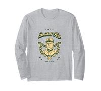 Baseball King Vintage Player Retro Sport Lover Gift Long Sleeve T-Shirt
