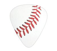 Baseball Lace Close Up Advanced guitar pick 12 pieces Three thicknesses for bass, electric guitar, acoustic guitar bag