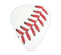 Baseball Lace Close Up Advanced guitar pick 12 pieces Three thicknesses for bass, electric guitar, acoustic guitar bag