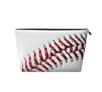 Baseball Lace Close Up Leather Travel Wash Bag, A Fashionable and Practical Makeup Organizer