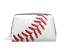 Baseball Lace Close Up Makeup Bag Travel Makeup Bag with Compartments,Portable Toiletry Bag for Women