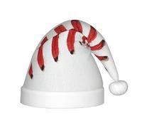 Baseball Lace Close Up Print Christmas Hat For Kids Festive Christmas Party Hat Xmas Holiday Decorations Hat