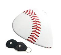 Baseball Lace Close Up Set Of 6 Guitar Plectrums For Acoustic Guitar, Electric Guitar, Bass, Ukulele - Thin, Medium And Thick.