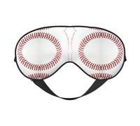 Baseball Lace Close Up Sleep Eye Mas Light Blocking Night Eye Blinder Travel Essential Gifts Women Men Sleep Mask