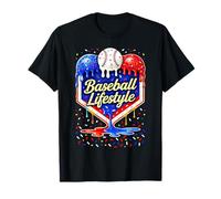 Baseball Life Style 101 Apparel Youth Drip Baseball Boys Kid T-Shirt