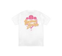 Baseball Lifestyle 101 Ice Cream Tee - Strawberry, Soft 60/40 Blend, Breathable, Side-Seamed, Ice Cream Strawberry, S