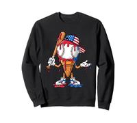 Baseball Lifestyle 101 Sport Drip Ice Cream Youth Boys Girls Sweatshirt