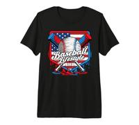Baseball Lifestyle Ice Cream Drip Home Plate Boys Kids Premium T-Shirt