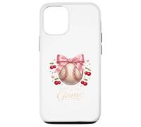 Baseball Love of the Game Coquette Pink Bow Aesthetic Case for iPhone 12/12 Pro
