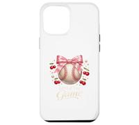 Baseball Love of the Game Coquette Pink Bow Aesthetic Case for iPhone 12 Pro Max