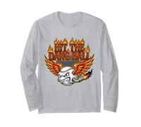 Baseball Mascot Hit The Dang Ball Baseball Long Sleeve T-Shirt
