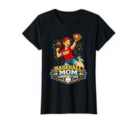 Baseball Mom Funny Excited Game Day T-Shirt