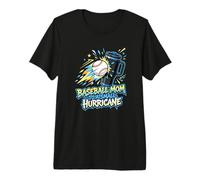 Baseball Mom to A Small Hurricane Ballfield Bleachers Premium T-Shirt