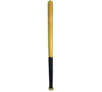 Baseball Natural Wooden Baseball Bat/Rounders Bat With Rubber Grip Multiple Size (32 inch)