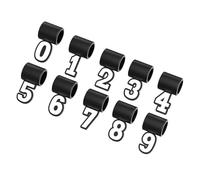 Baseball Necklace Number, Silicone Necklace Numbers Pendant 0-9 | Memory Gift for Events Fathers Day Birthday Team Football Fans