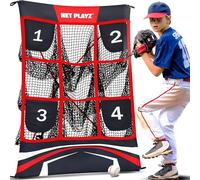 Baseball Net - Pitching Target Net, 9 Pocket Strike Zone | Pitcher Training Equipment/Softball Self-Train Practice Net
