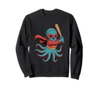 Baseball Octopus as a Superhero Sweatshirt