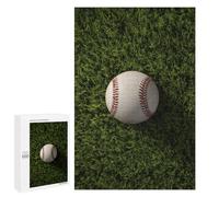 Baseball on Green Grass Field Puzzle 1000 Teile Schwer Puzzle Spielzeug Lernspiel Impossible Herausforderungsspielzeug Für Erwachsene Kinder 1000 PCS