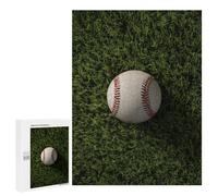 Baseball on Green Grass Field Puzzle 1000 Teile Schwer Puzzle Spielzeug Lernspiel Impossible Herausforderungsspielzeug Für Erwachsene Kinder 500 PCS