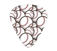 baseball pattern Soundtrack Guitar Picks Bass Guitarist Plectrums Paddles for Playing Guitar 12 PCS