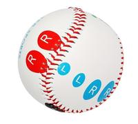Baseball Pitching Grip Trainer - 9 Inch Training Ball With Color-Coded Finger Placement, Left And Right Handed Use, Baseball Training Balls With Fingers Help The Accuracy Of The Pi