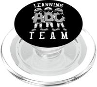 Baseball Player Back To School Funny ABC Learning Team PopSockets PopGrip for MagSafe
