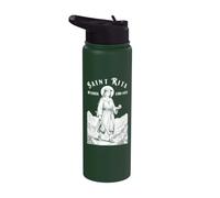 Baseball Player Funny Patron Saint Rita Sport Stainless Steel Insulated Water Bottle