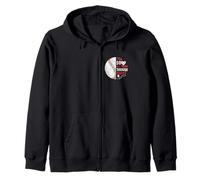 Baseball player i can do all things through Christ Zip Hoodie