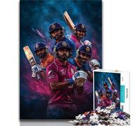 Baseball Players Jigsaw Puzzles for Adults 1000 Piece,Staycation Kill Time with Fully Interlocking Randomly Shaped Pieces (38x26cm)
