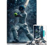 Baseball Players Jigsaw Puzzles for Adults Teenagers Jigsaws Puzzle,Educational Games Home Decoration Suitable for Desktop Decoration (75x50cm)