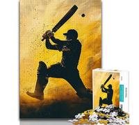 Baseball Players Jigsaw Puzzles for Teenagers,Help The Brain Exercise Addictive Toys to Cultivate Patience Suitable for Couples (75x50cm)