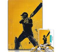 Baseball Players Jigsaws 1000 Pieces for Adults,Challenging To Complete But Fun And Humorous Educational Game for Birthday 38x26cm