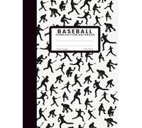 Baseball Power Silhouette | Classic Lined Composition Notebook for Players & Fans (masculine)