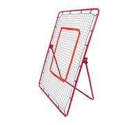 Baseball Practice Net Adjustable Goal Pitchback Softball For Backyard Training Hitting Volleyball Catching(Red)