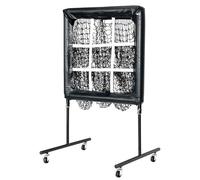 Baseball Practice Net - Non-Slip Frame, Nine-Cell Layout, Pulley Movement for Precision Training
