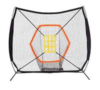 Baseball Practice Net - Portable Training Screen, Softball Pitching Target | Reinforced Nylon Mesh Frame Function, Product to Support Precision Accuracy, Outdoor Coaching Setup for