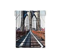 Baseball Print Leather Coin Purse, Small Change Pouch Wallet,Squeeze Coin Purse Pouch For Men Women, Brooklyn Bridge, One Size, Fashion