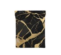 Baseball Print Leather Coin Purse, Small Change Pouch Wallet,Squeeze Coin Purse Pouch For Men Women, Black Marble Texture Gold, One Size, Fashion