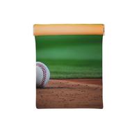 Baseball Print Leather Coin Purse, Small Change Pouch Wallet,Squeeze Coin Purse Pouch For Men Women, Baseball, One Size, Fashion