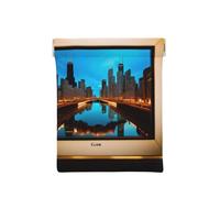 Baseball Print Leather Coin Purse, Small Change Pouch Wallet,Squeeze Coin Purse Pouch For Men Women, Chicago Reflected, One Size, Fashion