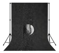 Baseball Print Photo Studio Background 5x7ft Soft Photo Backdrop Curtain For Studio Content Creator Equipment